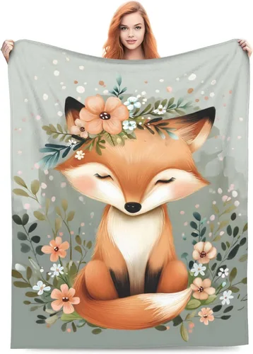 Miniatura 11 de Manta de búho para adultos y niños, regalos para los amantes de los búhos, manta de franela con pintura de cielo estrellado azul, suave, cómoda