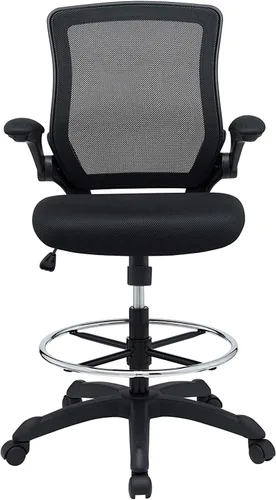 Miniatura 9 de Silla giratoria Modway Veer, Negro