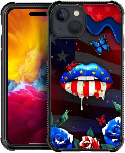 Miniatura 13 de Funda compatible con iPhone X/XS, diseño de bandera estadounidense de béisbol, TPU suave, a prueba de golpes, de vidrio templado, para iPhone X/XS