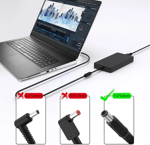 Miniatura 2 de Adaptador de CA de 240 W 180 W 0.291 in compatible con Dell Precision 7680 M6800-M6700 Alienware M15 M17 R1-R5 M17X M18X Area-167.3 ft R2 G5 G7
