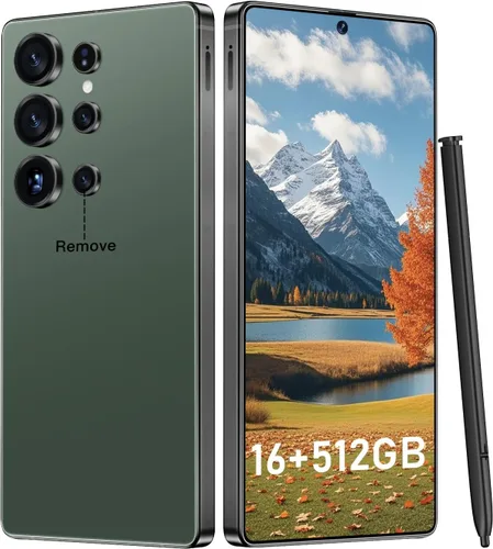 Miniatura 10 de OEJBK I25 Ultra: Powerhouse 16GB/512GB, batería de 2 días de 7000mAh, enorme teléfono Android 14 de 6.99 pulgadas con lápiz capacitivo incorporado