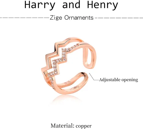 Miniatura 22 de Regalos para hija de mamá, anillo de circón de doble onda, anillos de madre e hija, artículos de moda, regalos de cumpleaños, Navidad, 2025