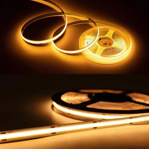 Miniatura 10 de Boarda Tira de LED COB de 24 V, 320/384/528 LEDs/M, color blanco cálido/naturaleza/frío, tira de LED de alta densidad para fiestas, mostradores