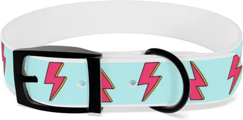 Miniatura 5 de David Bowie Ziggy Stardust Dog Collar (Medium, Black Onyx)