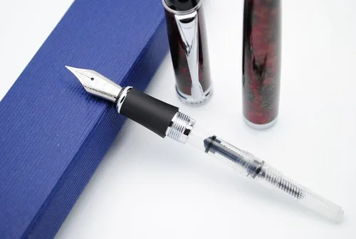 Miniatura 3 de JINHAO X750 Pluma estilográfica plumín M (pintura en polvo dorada de lujo)