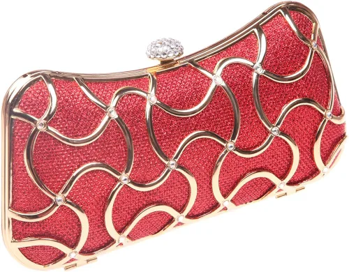 Miniatura 3 de Fawziya Bolso de mano de cristal para mujer con asa