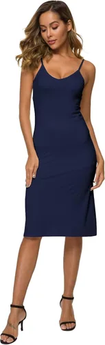 Miniatura 3 de Vestido largo con tirantes delgados para mujer