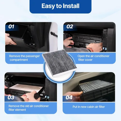 Miniatura 5 de Filtro de aire de cabina RUITO, Compatible con AMG GT43 GT53 GT63 GT63S C450 C63, C300 C350E C400 C43, LS450, E300 E400 E450, CLS53 E53 GLC43 AMG