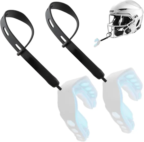 Paquete de 2 correas para protector bucal, solo correa, correa de repuesto universal para protector bucal para fútbol, boxeo, taekwondo, hockey,