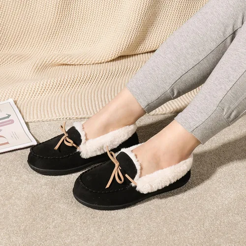 Miniatura 2 de RockDove Pantuflas estilo mocasín con purpurina Caroline para mujer