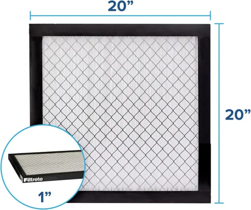 Miniatura 2 de Filtrete MERV 14, MPR 2500 - Filtro de aire para caldera de aire acondicionado de 20 x 20 x 1, alto rendimiento, partículas ultrafinas, filtro