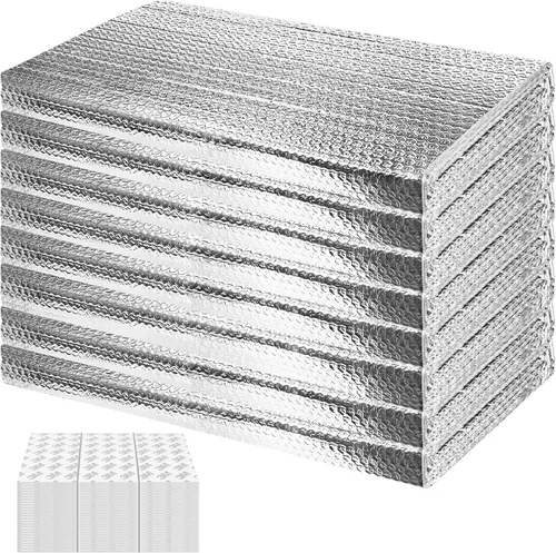 Miniatura 13 de Kit de paneles de aislamiento para puerta de garaje 8P, 0.24 pulgadas, papel de aluminio reflectante de doble burbuja, hoja de 0.236 in, escudo de 6