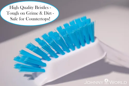 Miniatura 6 de ¡El cepillo detrás del grifo! Limpia áreas difíciles de alcanzar en tu cocina y baño. Limpia fácilmente los residuos de agua y jabón alrededor