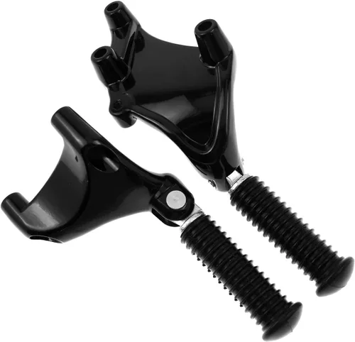 Miniatura 3 de Estriberas traseras para pasajero de motocicleta reposapiés con soporte compatibles con Harley Sportster XL883 XL1200 2004-2013