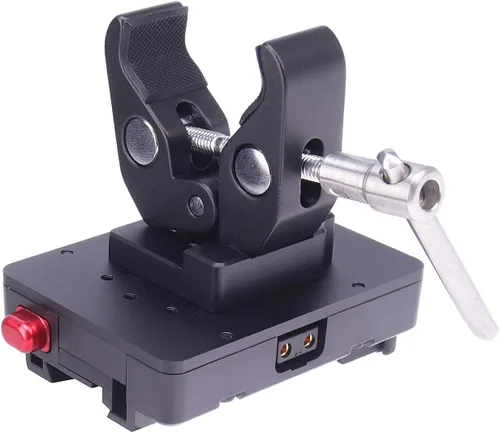 Miniatura 5 de FocusFoto Adaptador de placa de fuente de alimentación de batería Mini Nano V-Lock V-Lock de tamaño bolsillo con D-tap y Super Clamp