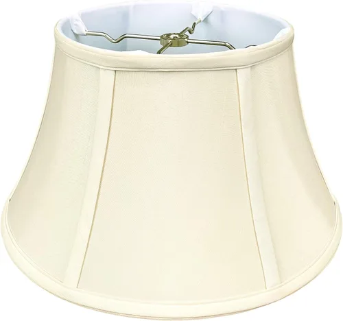 Miniatura 14 de Royal Designs, Inc. BSO-711-17WH - Pantalla de lámpara de campana de tambor poco profunda, 11 x 17 x 10, color blanco