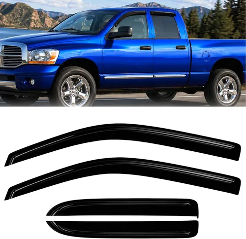 Miniatura 69 de Protectores de lluvia de ventana para Ford F150 SuperCab 2004-2014 2 piezas deflector de ventana para 09-14 F-150 con 2 puertas delanteras