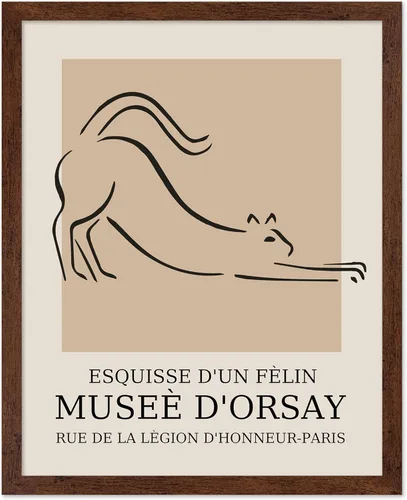 Miniatura 20 de Poster Master Póster Vintage – Impresión Retro de Dachshund – Arte de Perro – Dibujo Lineal – Arte de Boceto – Regalo para Niños, Niñas y Amantes