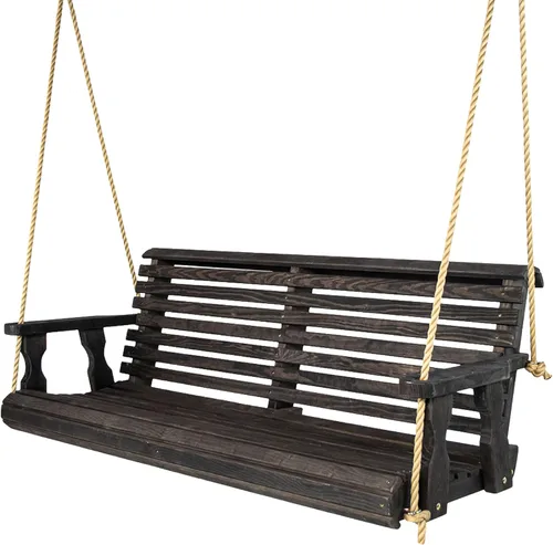 Miniatura 9 de Hamaca Amish resistente para pórtico, 800 Lb, con sogas colgantes