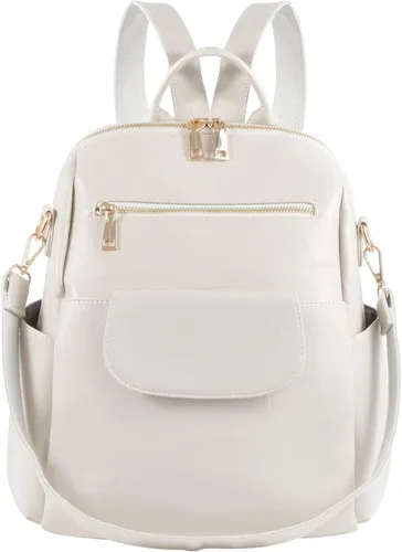 Miniatura 8 de ASDSSRY Mochila de Moda para Mujer Bolso Impermeable Mochilas Escolares Viajes Compras Mochila Convertible Bolsa de Hombro para Damas