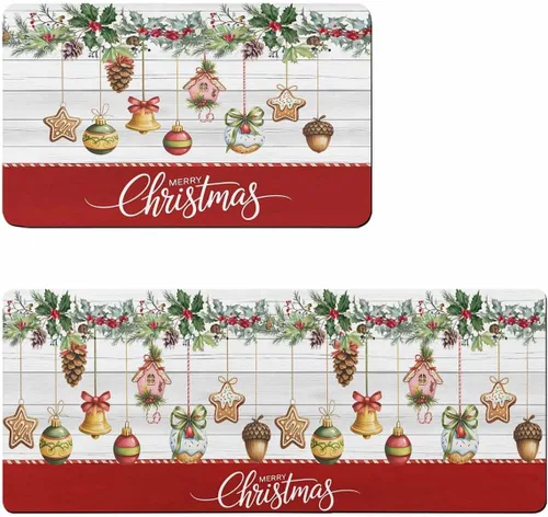 Tapete de baño de Navidad para bañera, antideslizante, de secado rápido y absorbente, tierra de diatomeas, para ducha, dormitorio, cocina, lavable,