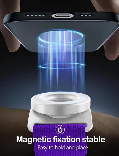 Miniatura 4 de Soporte de teléfono para correr para iPhone [giratorio de 360° y anticaída mejorado] Soporte magnético para teléfono celular, brazalete compatible