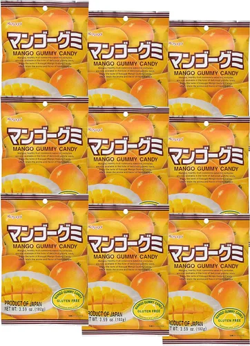 Miniatura 24 de Kasugai Fruit Assort - Caramelos de gomitas de 3.59 onzas (paquete de 3)