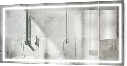 Miniatura 16 de Krugg Espejo de baño LED cuadrado de 24 x 24 pulgadas Espejo de tocador iluminado incluye atenuador y desempañador Montaje en pared vertical u