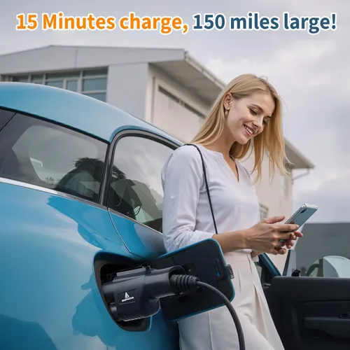 Miniatura 5 de Tesla Supercharger a CCS1 Adaptador (2025) - 1000 V/500 A carga rápida NACS a CCS compatible con vehículos eléctricos seleccionados
