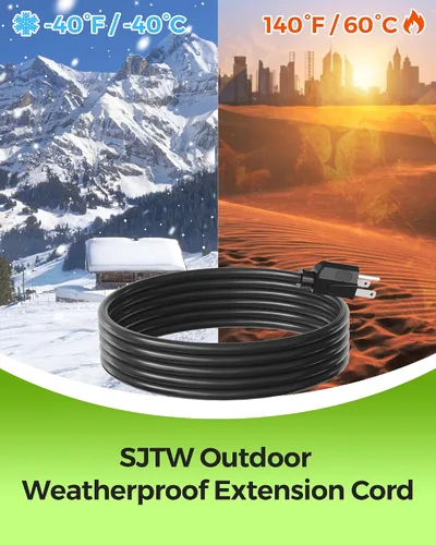 Miniatura 2 de Luz de trabajo LED de 18W, luz LED COB de 2000 lm de 15 pies, luz de mano para debajo del capó con cable de 16 calibre SJTW, gancho giratorio