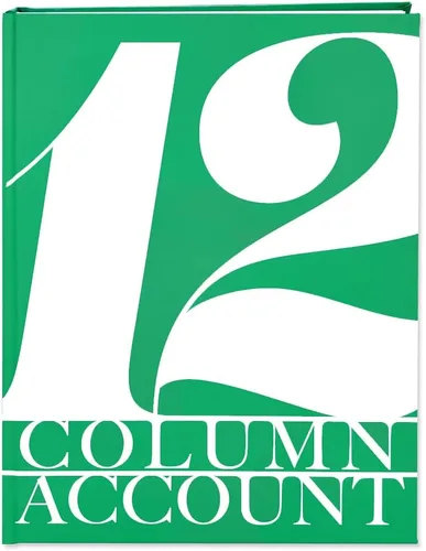 Miniatura 11 de BookFactory Libro de contabilidad de 2 columnas/libro de cuentas/libro de contabilidad/cuaderno (libro columnar de dos columnas) – tapa dura