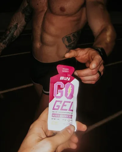 Miniatura 5 de BARE PERFORMANCE NUTRITION, BPN Go Gel Endurance, 24g de hidratos de carbono y 100 calorías por paquete, gel para correr vegano + sin gluten, 10