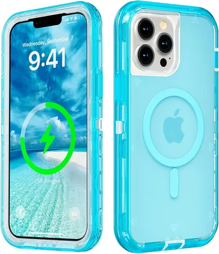 Miniatura 70 de Follaroma para iPhone 17 Pro Max, Funda Compatible con MagSafe, Funda Magnética Transparente de Doble Capa, Funda Resistente Anti-Caída y a Prueba