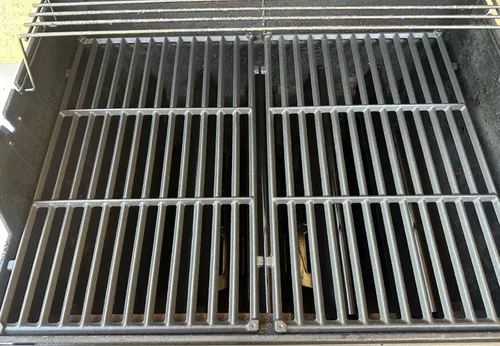 Miniatura 7 de 7644 7582 Rejillas de parrilla Piezas de repuesto para Weber Q100 Q1000 Series Parts Weber Baby Q Rejilla de hierro fundido Q120 Q1200 Q1400