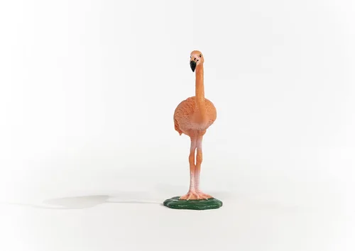 Miniatura 2 de Schleich Wild Life, juguetes de animales de pájaro para niños y niñas de 3 años en adelante, figura de juguete de flamenco rosa