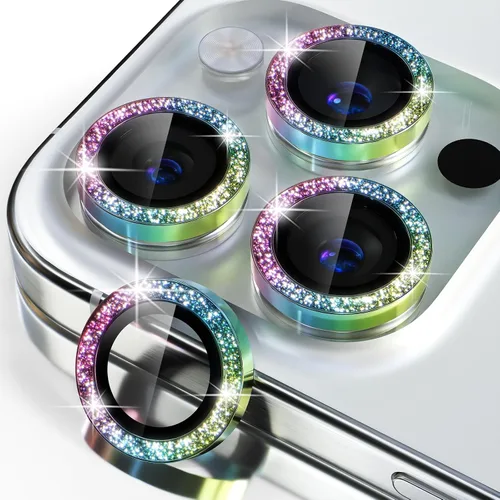 Miniatura 58 de Misea Compatible con iPhone 17 Pro/iPhone 17 Pro Max Protector de Lente de Cámara Brillante, Vidrio Templado 9H Cubierta de Cámara Protector