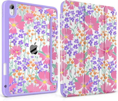 Miniatura 35 de MEEgoodo Funda para iPad Air de 11 pulgadas M3 2025 / M2 2024, para iPad Air de 5ª y 4ª generación de 10.9 pulgadas 2022/2020, funda para tableta