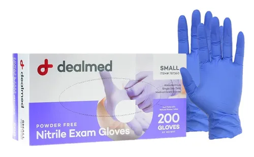 Miniatura 13 de Dealmed Guantes de examen médico – 1800 guantes de nitrilo XL, desechables, no irritantes, sin látex, multiuso para un botiquín de primeros auxilios