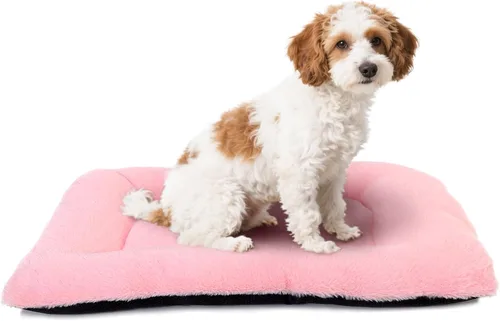 Miniatura 33 de Cama para Jaula de Perros Lavable para Perros XXS, de Lujo, de Piel Sintética Gruesa, Esponjosa, Cómoda, Almohadilla de Jaula Antideslizante, Tapete