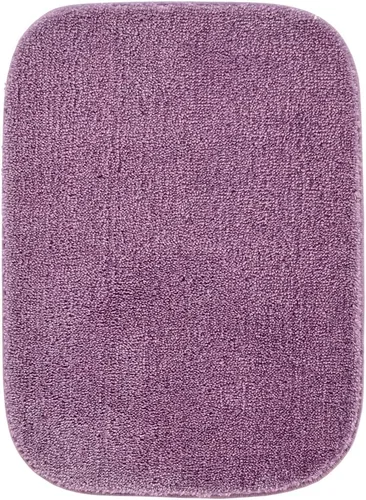 Miniatura 7 de Garland Rug 2 alfombras de baño tradicionales de nailon lavables color morado (17 x 24 pulgadas, 21 x 34 pulgadas), suaves, absorbentes y elegantes