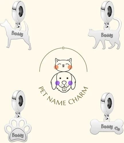 Miniatura 2 de Dijes personalizados con nombre personalizado con dije de corona de corazón para pulsera, cualquier nombre, letra inicial, número, placa de nombre