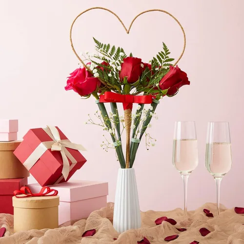 Miniatura 3 de Bright Creations Tubos de agua florales - 6 y 12 pulgadas, verdes, paquete de 30 frascos de agua con tallo de flor con tapas para ramos y centros