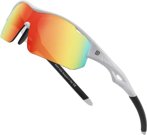 Miniatura 42 de DUCO DK261 - Gafas de sol deportivas de béisbol para jóvenes, con marco TR90 irrompibles, ligeras, para niños y niñas