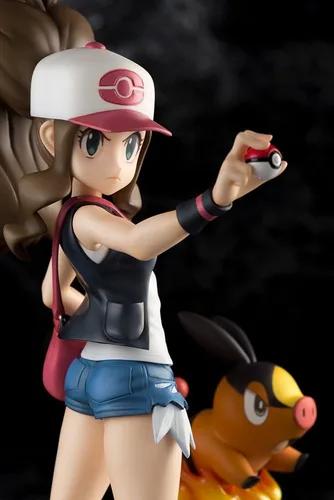 Miniatura 7 de Kotobukiya Pokemon: Estatua de Hilda y Tepig Artfx J