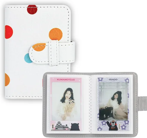 Miniatura 43 de Mini álbum de fotos de 28 bolsillos para mini película, foto de 2x3, tarjeta de fotos Kpop, álbumes cartera libro para Mini 12 11 40 7+ EVO 90 Alpaca