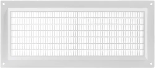 Miniatura 6 de Cubierta de ventilación negra de 5 x 12 pulgadas (exterior), rejilla de ventilación de plástico con malla protectora, cubierta de ventilación
