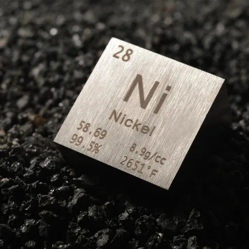 Miniatura 6 de Cubo de Níquel Cubo Metálico de Densidad Cubo de Elemento de Metal Puro de Alta Densidad para Colecciones de Elementos Experimento de Laboratorio
