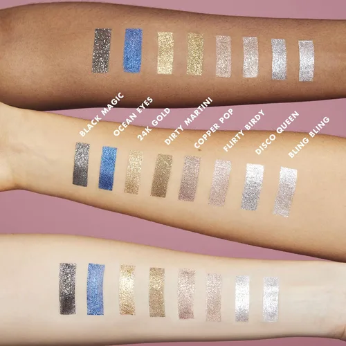 Miniatura 4 de e.l.f. Sombra de ojos líquida con purpurina, larga duración, secado rápido, opaca, sombra de ojos a base de gel para crear un aspecto de ojos Ojos