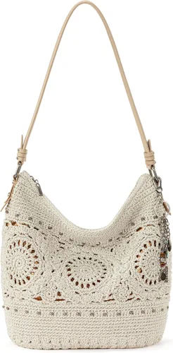 The Sak Sequoia Hobo Bag - Bolso grande de ganchillo a mano para mujer para todos los días y viajes - Bolso y bolso duradero con bolsillo con