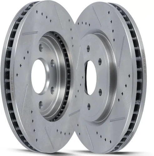 Miniatura 24 de SCITOO Rear Brake Rotors For Honda For CR-V 2002-2004 Drilled & Slotted Disc Brakes Rotors Replacement:31304